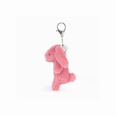 Jellycat Bashful Konijn Pink Tas Bedeltje | TZ1438926